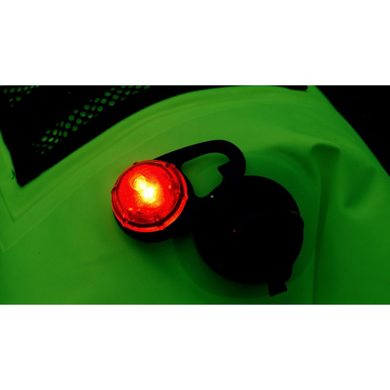 Waterproof Clip-on Flashing Light | Bright LED Adventure Light for