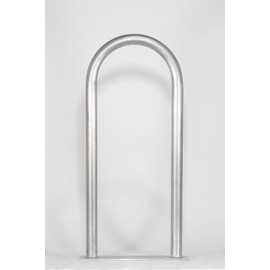 30" (H) x 13" (W) Aluminum Handrail w/Flate Base Plate - Safety Grab Bar for Marine, Docks, Decks, Boats, Pools, Hot Tubs