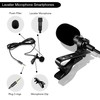 Lavalier Lapel Microphone 3.5mm- Clip-on Lapel Mic -Omnidirectional Mic for