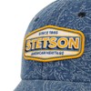 Stetson Denim Paisley Baseball Cap 100% Cotton Women Men, denim,