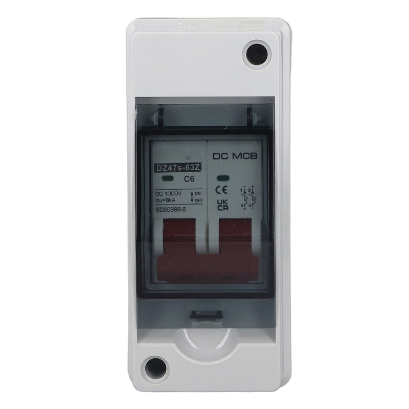 Circuit Breaker 2P 1000V DC 6A Isolation Switch with IP65