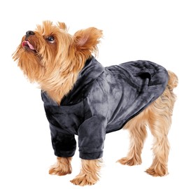 ASENKU Tie Dye Dog Hoodie, Soft Cotton Dog Clothes Puppy Sweaters with Metal Leash Ring, Pet Hooded Sweatershirt Pullover with Pocket, Dog Outfit Coat Apparel for Small Medium Large Dogs