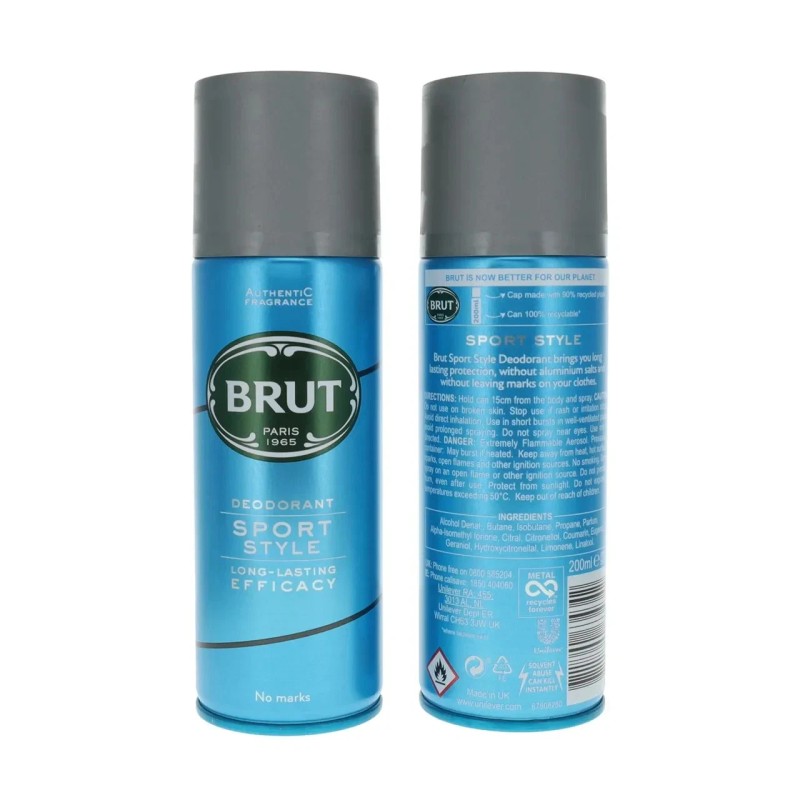Brut Sport Style Deodorant Spray 200ml 1PK