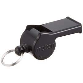Molten WTRBK Referee Goods Whistle, Tril-Tone, Black