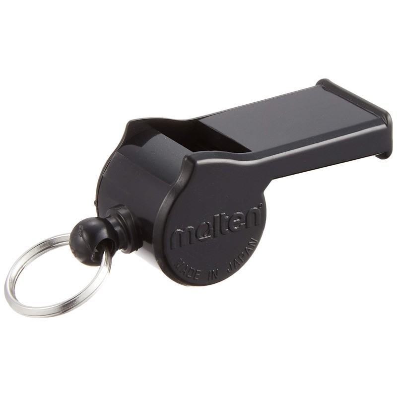 Molten WTRBK Referee Goods Whistle, Tril-Tone, Black