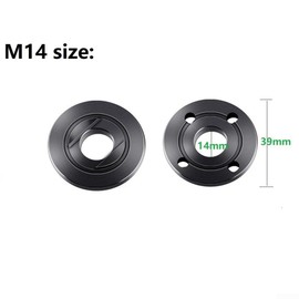 HOgardenME M14 Flange Nut Set Angle Grinder Tools Accessories Indoor Outdoor Flange Nut Fitting Set Replacement Metal Thread Replacement Power Tool Thread Lock Nut