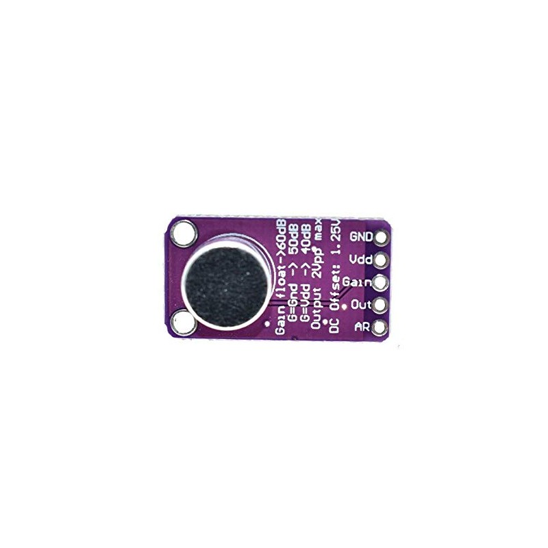 TECNOIOT MAX9814 Microphone Amplifier Board Module Car Gain Control AGC