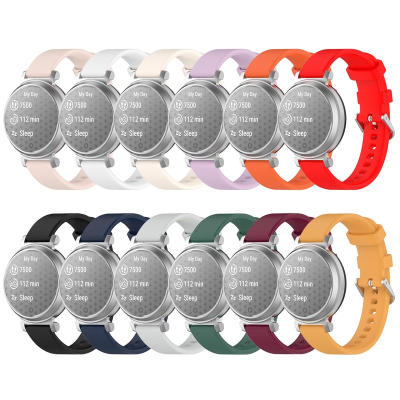 Band for Garmin Lily 2 Active, Soft Silicone Replacement Watch