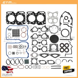 Aftermarket (Sold by CTMAuto) Fits 2002-2003 2.0L Subaru Impreza WRX Turbo Head Gasket Set EJ207