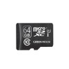 Greenhouse GH-SDMRXCUB64G MicroSDHC Card 64GB Class 10 UHS-I Compatible