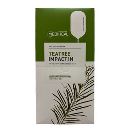 Mediheal Tea Tree Impact-in Balancing Mask 10P, Pack of 10, 2 / 메디힐 티트리 임팩트인 밸런싱 마스크 10P, 10개입, 2개