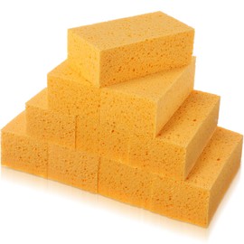 Mimorou 10 Pcs Large Sponge Bulk 7.9 x 3.9 x 2.4 Inch Grouting Car Washing Sponge for Thick Cleaning and Dish Washing