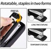 Black Stapler, Desktop Stapler, 25 Sheet Capacity, Includes 1000 Staples