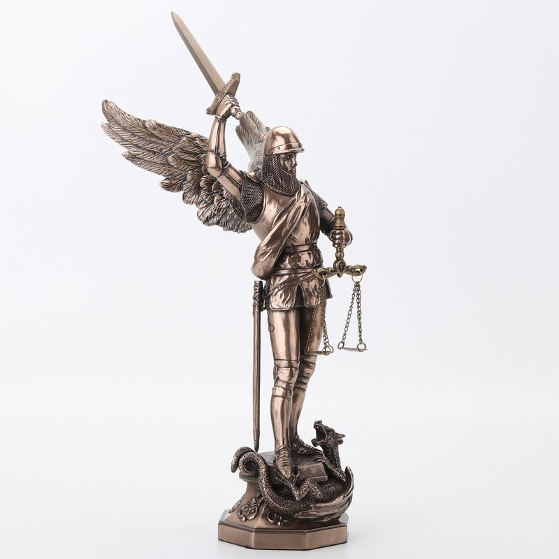 Veronese Design 11 3/8 inch Mont St Michel Archangel Saint