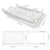 Drawers, Egg Holder, Extendable Fridge Drawer, Space for 18 Eggs,