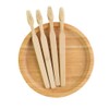 Colincie Bamboo Toothbrushes, Boar Bristle Toothbrush, Biodegradable Natural Bamboo Wooden