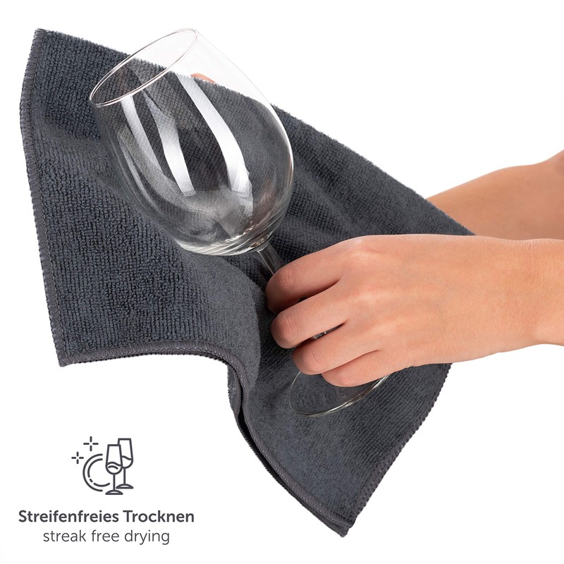 Blumtal Set of 24 Microfibre Cloths, 30 x 40 Cloths,