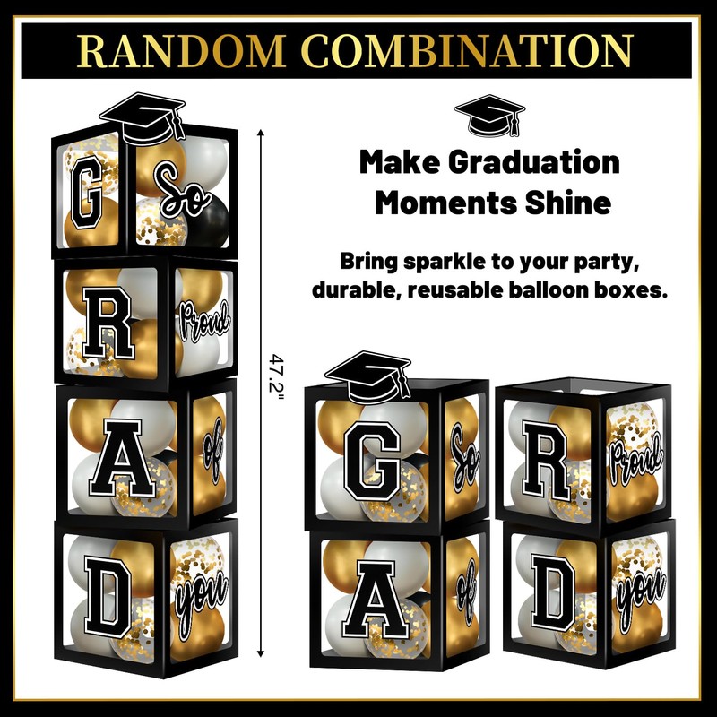 Graduation Decorations 2026, Graduation Party Decorations Graduation Balloons Arch Kit