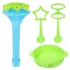 TOYANDONA Bubble Blowers, 3pcs Bubble Makers with Tray Bubble Wands