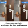 MILYARD 2 Pcs 2-5/8" Diameter Door Hole Cover Plate, Round