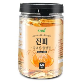 드랍쉽 진피 국산 120g(통) 제주도 귤피 귤피차 귤껍질 차 Dropship Jeju Citrus Peel Tea 120g (whole) Korean Citrus Peel Tea