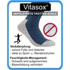 VITASOX 32969 Wellness-Funktionssocken 4er Pack 2xmarine 2xjeans 39/42