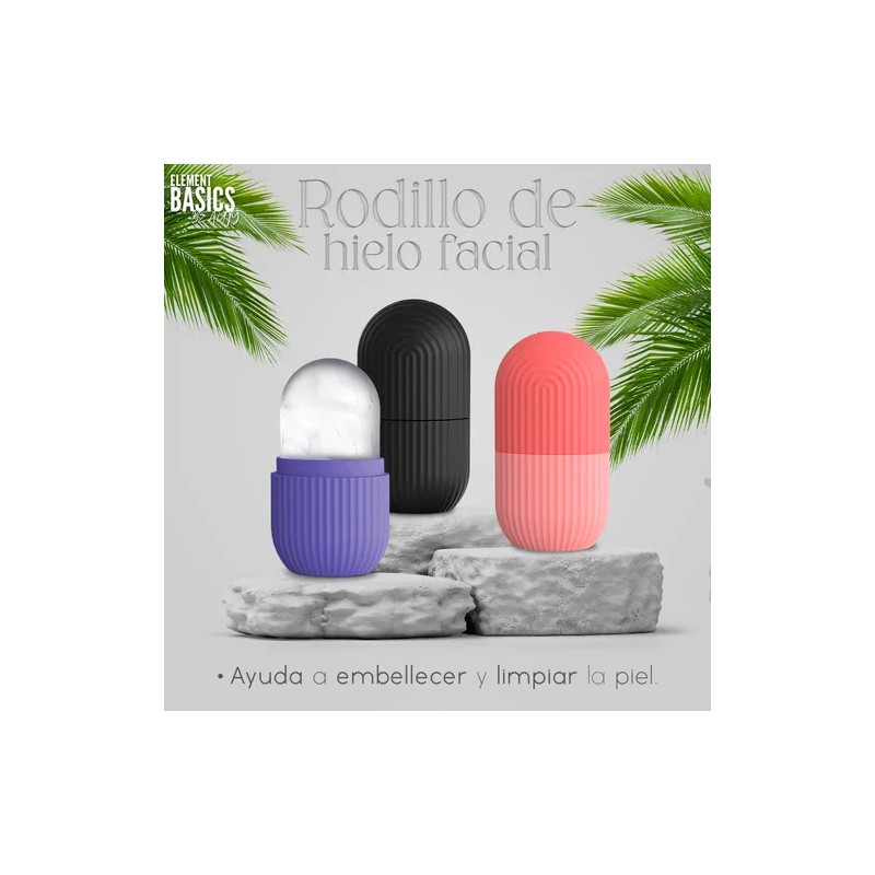 Molde De Hielo Para La Cara Y Ojos, Rodillo De