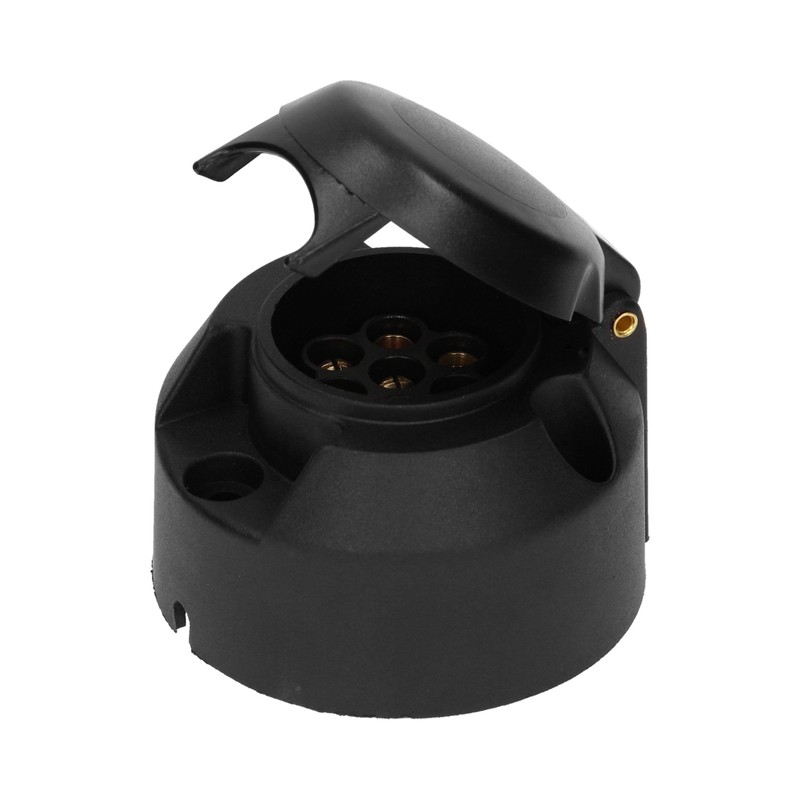 7-Pin Trailer Socket - Plastic Socket for Cars and Trucks