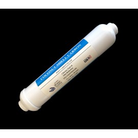 USA Water WATTS W560033 RO IN-LINE CARBON FILTER 10 X 2 With 2 QUICK CONNECT FITTINGS 1/4"