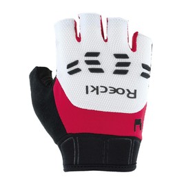 Roeckl Sports Iseler 2 Cycling Gloves Short White/Red 2025: Size: 8.5