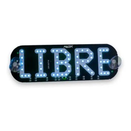 Letrero Led Taxi Libre Con Chupones Varios Colores