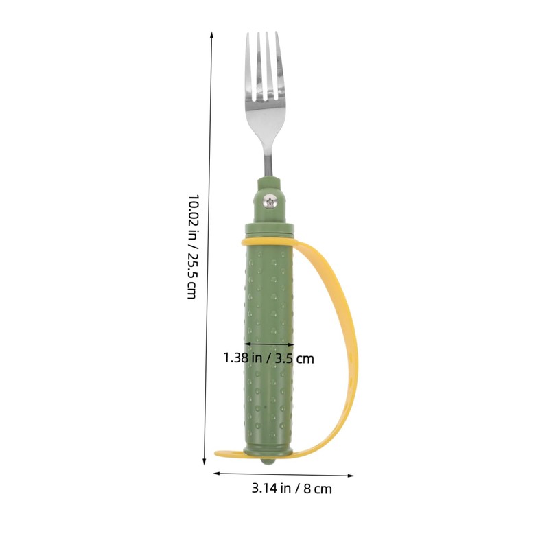 OHPHCALL Car Handle Assist Elderly Fork Spoon for Disabled People