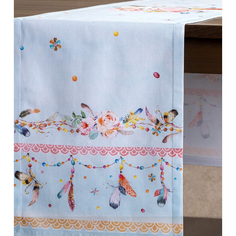 Maison d' Hermine Tablerunner 100% Cotton Decorative Easter Tablerunners Washable