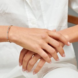 MTMY Evil Eye Bracelet for Women 14K Gold Plated Dainty Bracelets with Crystcal Adjustable Chain Cute Eye Bracelet Gold Jewelry for Her