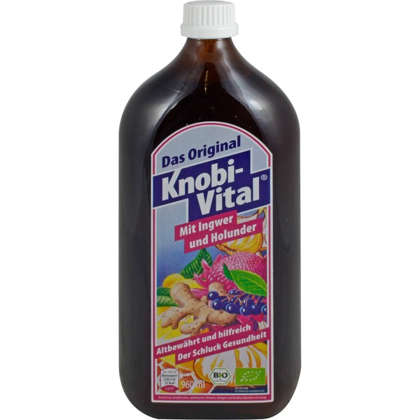 Knobi-Vital Lösung mit Ingwer und Holunder, 960 ml Solution