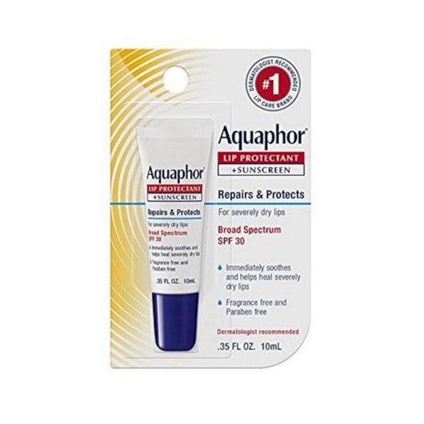 Aquaphor Lip Repair + Protect UVA/UVB, SPF 30, 0.35 Ounce