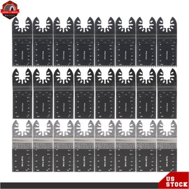 berliii Metal Wood Universal Oscillating Multitool Quick Release Saw Blades Kit 48 pcs