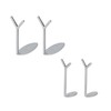 4pcs Heart Magnet for Cat Eye Nails, 2 Size Professional