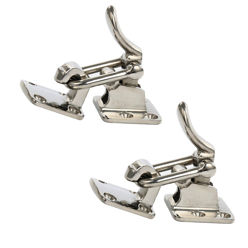 Amarine-made Stainless Steel Hold Down 90D Clamp-Locking Cam Latch -Boat,