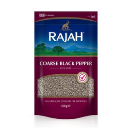 Rajah Spices Coarse Black Pepper | Black Pepper | Pepper | Piper Nigrum | (100g)