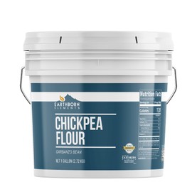 Earthborn Elements Chickpea Flour 1 Gallon Bucket, Garbanzo Bean, Gluten Free