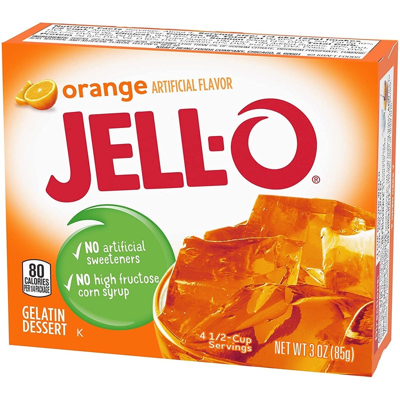 JELL-O Jello Gelatin Dessert 3 Ounce Boxes Pack of 4