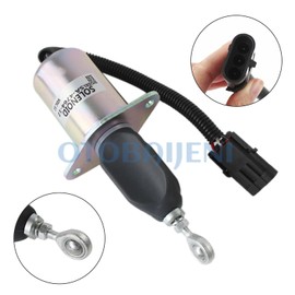 Otobaijeni 3935649 SA-4764-12 3965091 Fuel Shut Off Solenoid DC12V for 5.9L 8.3L Cummins Diesel Engine 4B 6B 6C for P7100 Pump for Freightliner Fuel Stop Solenoid Valve Aftermarket Spare Parts