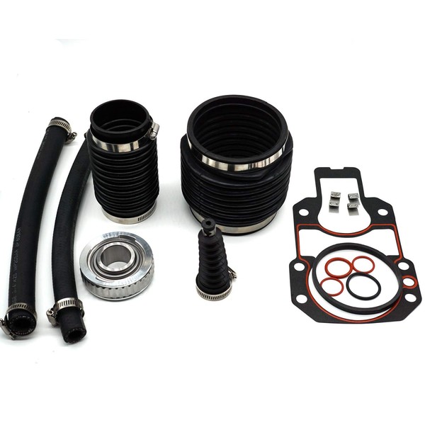 UANOFCN 803097T1 Transom Seal Service Kit for MerCruiser Alpha one Gen 1 with Gimbal Bearing U Joint and Exhaut Bellows 30-803097T1