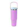 NebkDask Insulated Stainless Steel Bottle with 2-in-1 Straw and Spout