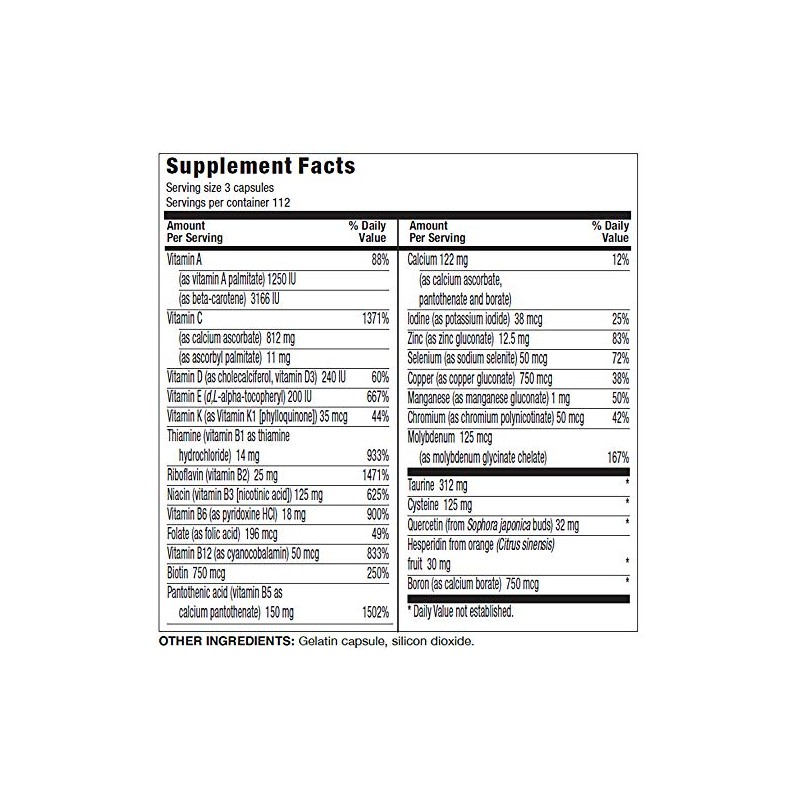 Life Enhancement Radical Shield | 28 Vitamins, Minerals, Antioxidants &