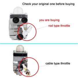 SIMPERAC Carburetor for Stihl BG55 BG85 BG45 BG46 BG65 SH55 SH85 Leaf Blower Parts 4229 120 0606 Carburetor Replace for Zama C1Q-S68 with BG55 Air Filter Cover Kit