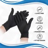 Superguard Disposable Gloves - Nitrile Black Gloves Heavy Duty Powder