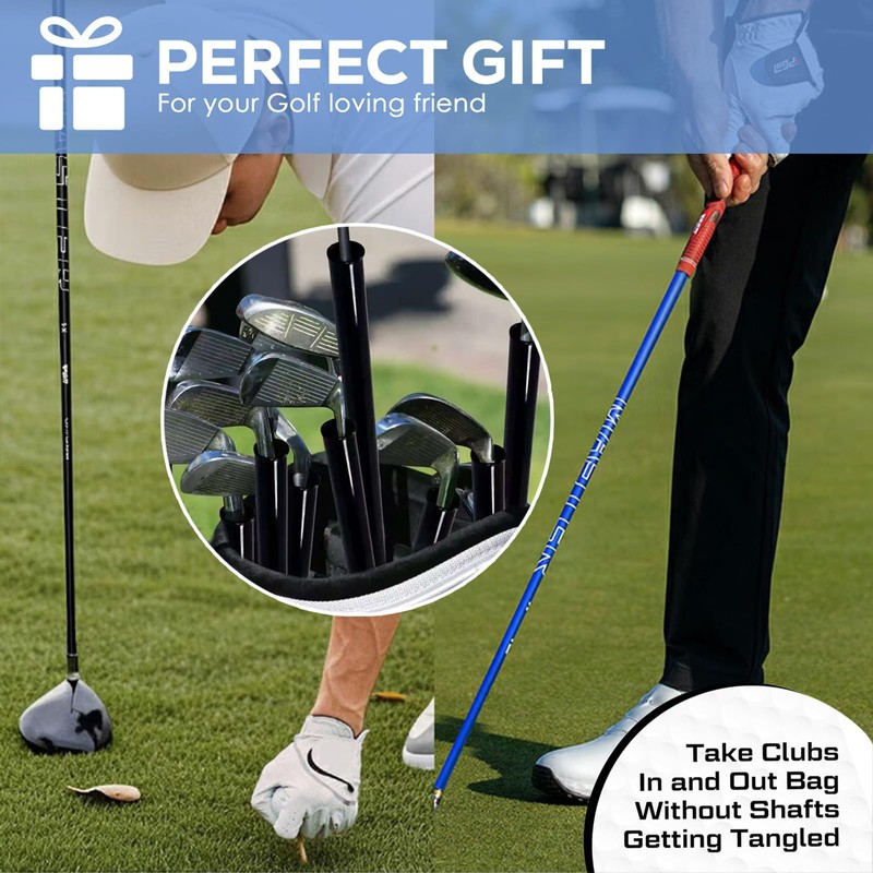 rideontogo 14 Pack Golf Bag Club Protection Tubes 1.5 &