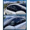 CXZHAZD Shatterproof in-Channel Rain Guards for Honda CR-V (CRV) 2017-2022,